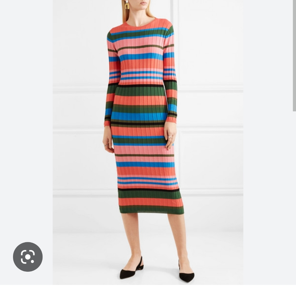 Stine Goya Striped Jeanne Knitt Dress